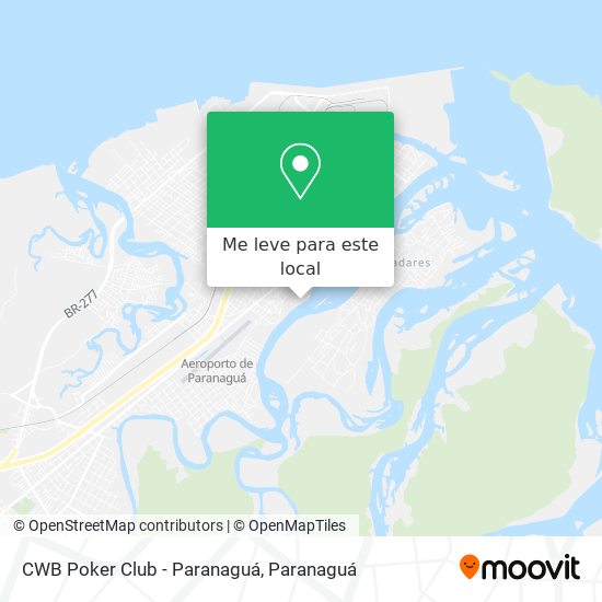 CWB Poker Club - Paranaguá mapa