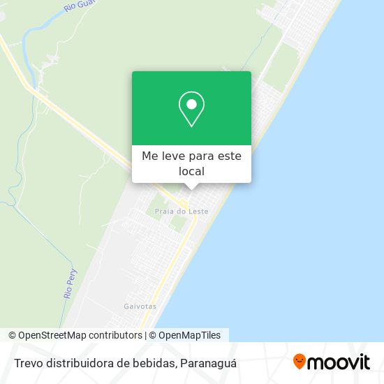 Trevo distribuidora de bebidas mapa