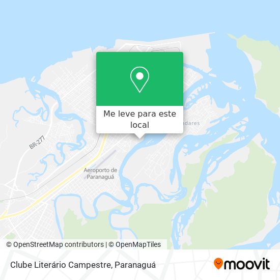 Clube Literário Campestre mapa