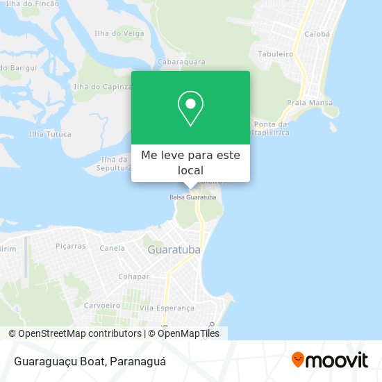 Guaraguaçu Boat mapa