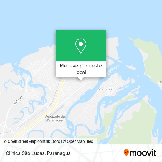 Clínica São Lucas mapa