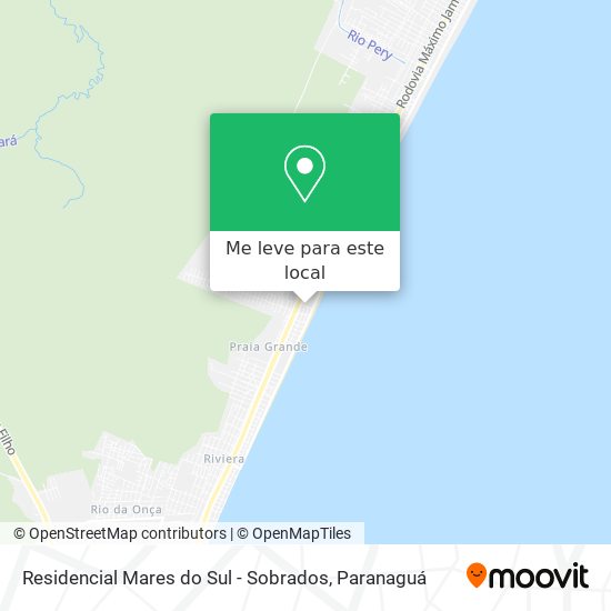 Residencial Mares do Sul - Sobrados mapa
