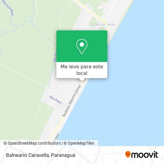 Balneario Caravella mapa
