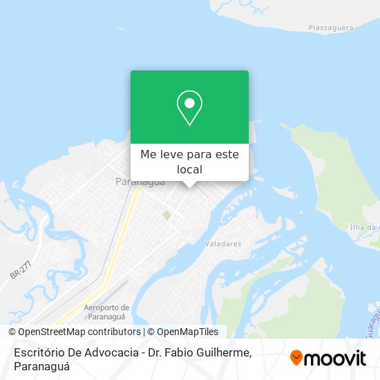 Escritório De Advocacia - Dr. Fabio Guilherme mapa