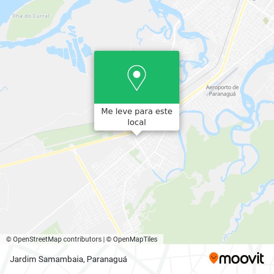 Jardim Samambaia mapa