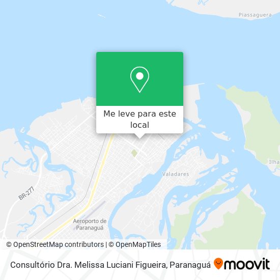 Consultório Dra. Melissa Luciani Figueira mapa