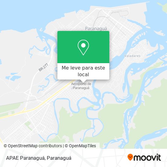 APAE Paranaguá mapa