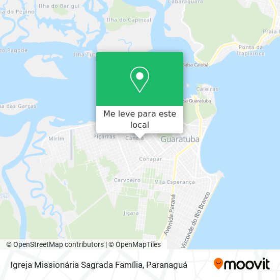 Igreja Missionária Sagrada Família mapa