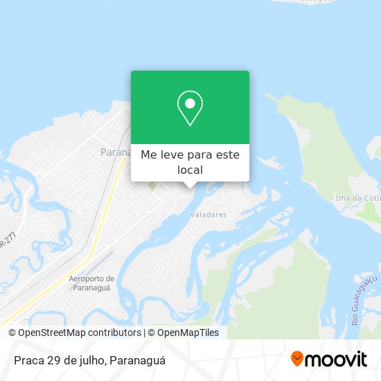 Praca 29 de julho mapa