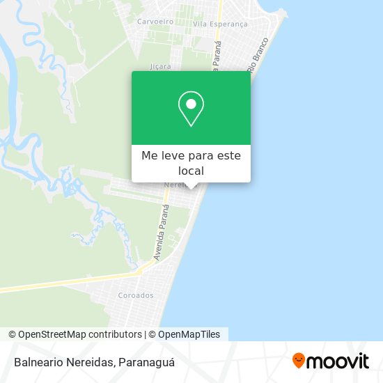 Balneario Nereidas mapa
