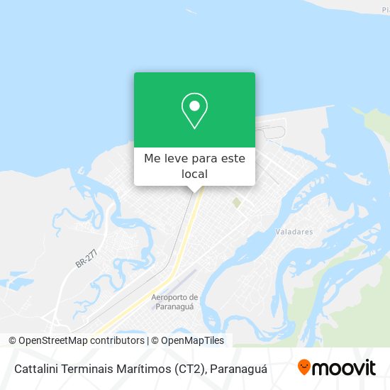 Cattalini Terminais Marítimos (CT2) mapa
