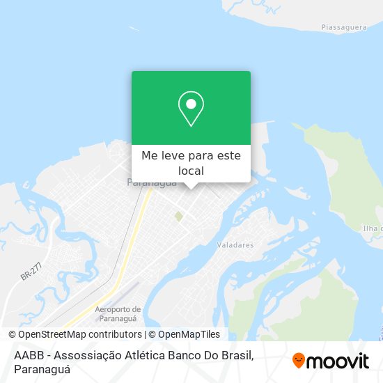 AABB - Assossiação Atlética Banco Do Brasil mapa