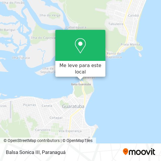 Balsa Sonica III mapa