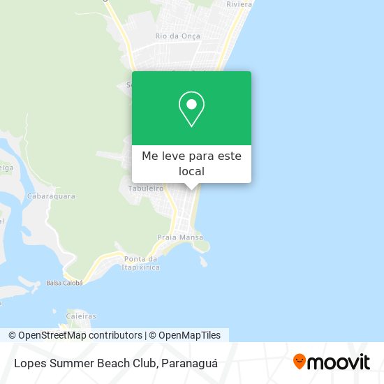 Lopes Summer Beach Club mapa