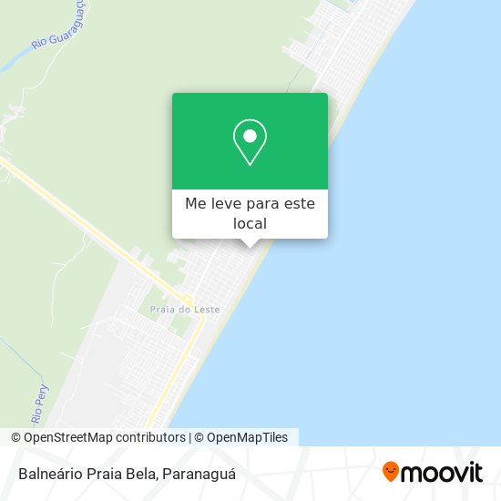 Balneário Praia Bela mapa