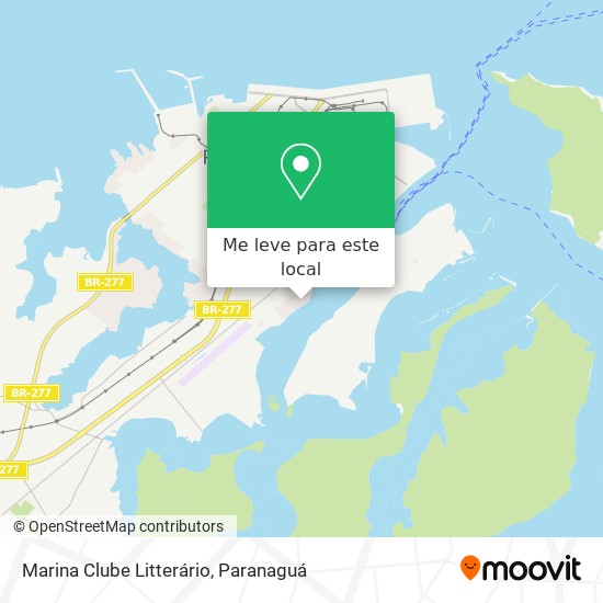 Marina Clube Litterário mapa