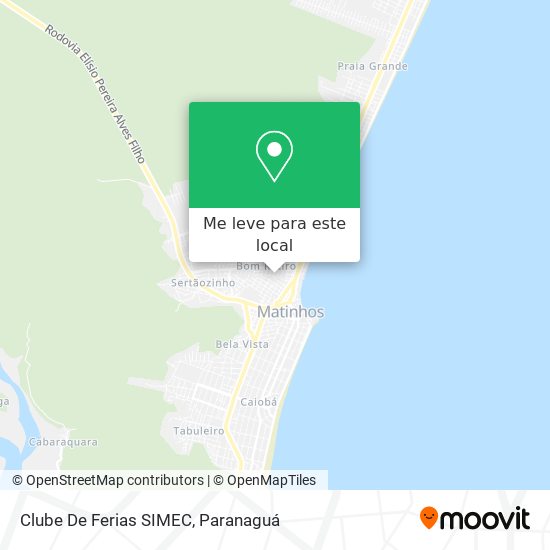 Clube De Ferias SIMEC mapa