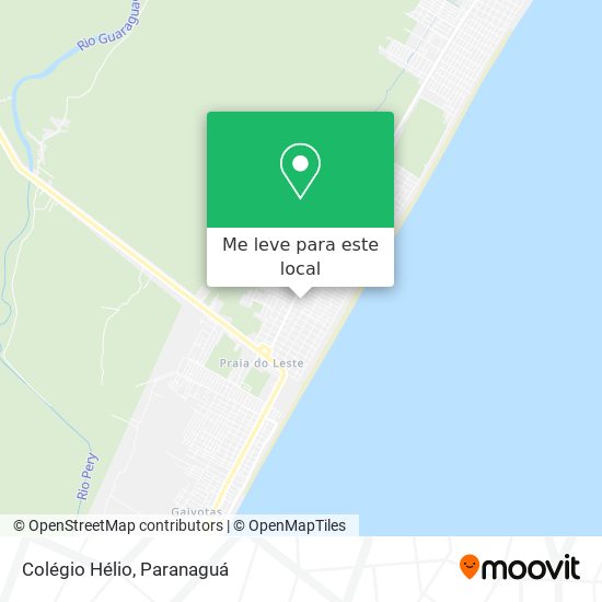 Colégio Hélio mapa