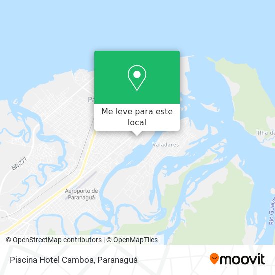 Piscina Hotel Camboa mapa