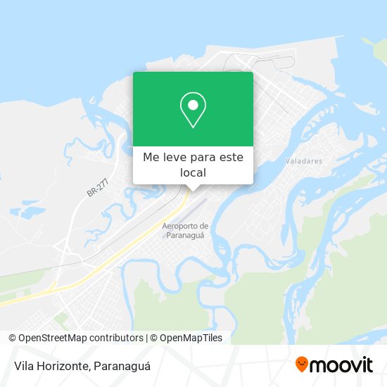 Vila Horizonte mapa