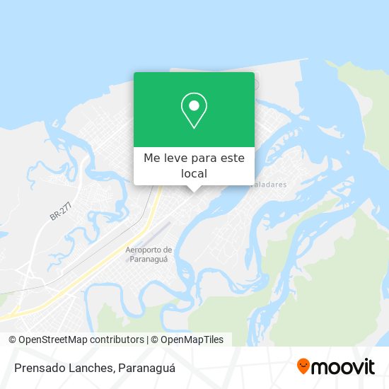 Prensado Lanches mapa