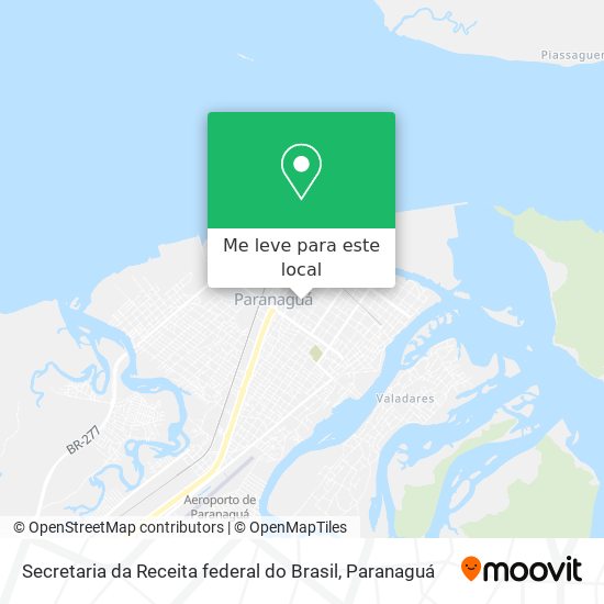 Secretaria da Receita federal do Brasil mapa