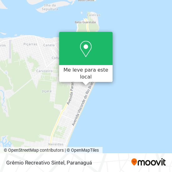 Grêmio Recreativo Sintel mapa