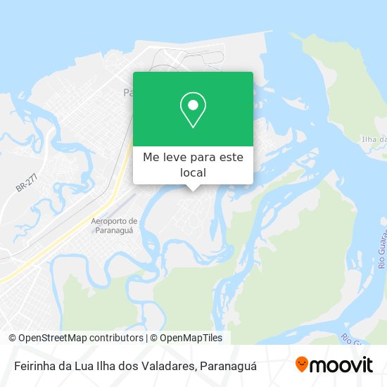 Feirinha da Lua Ilha dos Valadares mapa
