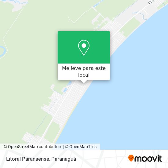 Litoral Paranaense mapa
