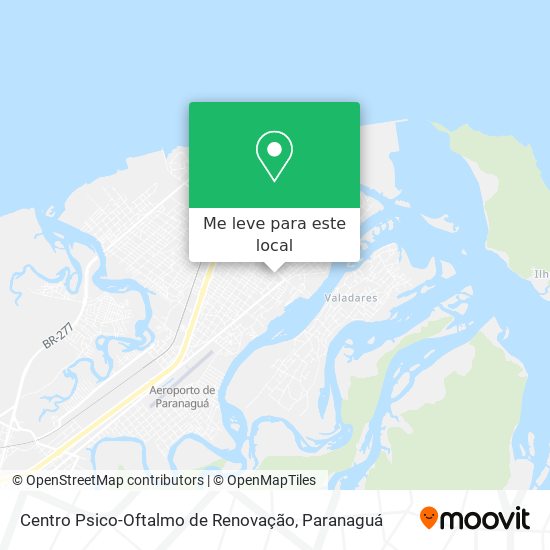 Centro Psico-Oftalmo de Renovação mapa