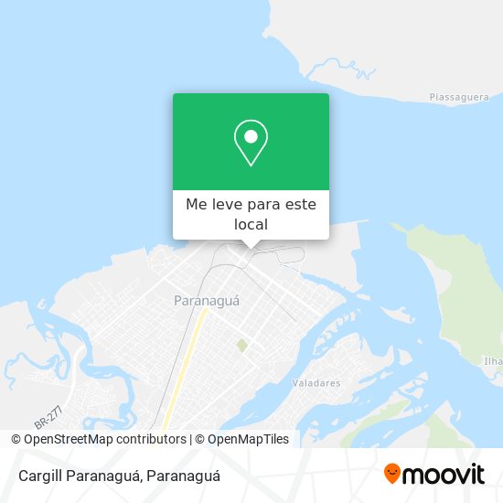 Cargill Paranaguá mapa