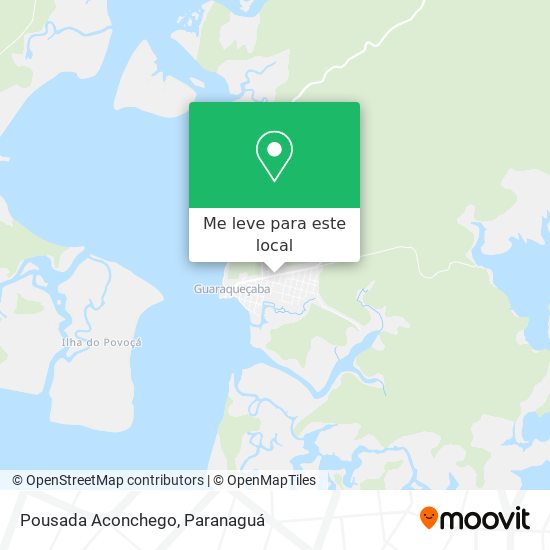 Pousada Aconchego mapa
