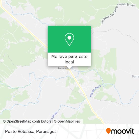 Posto Robassa mapa