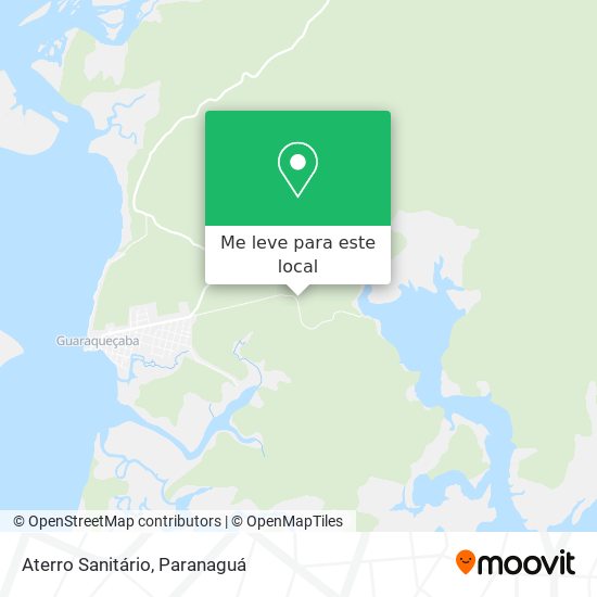 Aterro Sanitário mapa