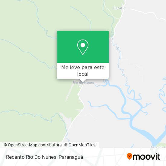 Recanto Rio Do Nunes mapa