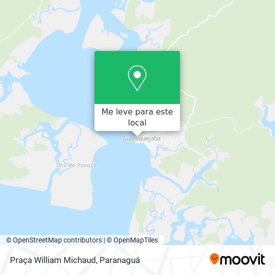 Praça William Michaud mapa