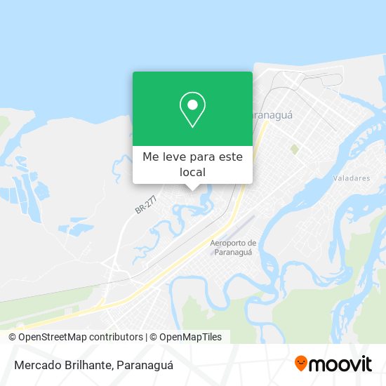 Mercado Brilhante mapa
