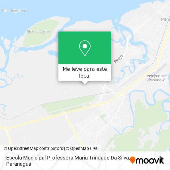 Escola Municipal Professora Maria Trindade Da Silva mapa