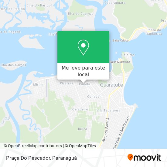 Praça Do Pescador mapa