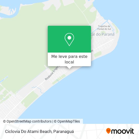 Ciclovia Do Atami Beach mapa