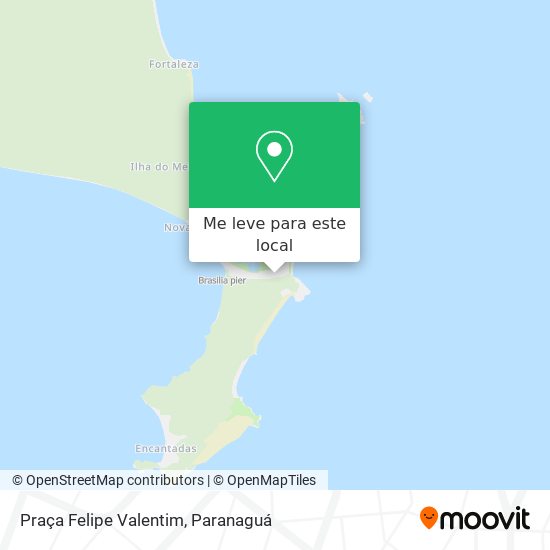 Praça Felipe Valentim mapa