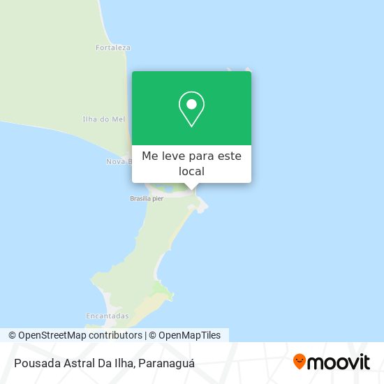 Pousada Astral Da Ilha mapa