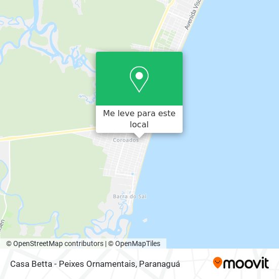 Casa Betta - Peixes Ornamentais mapa