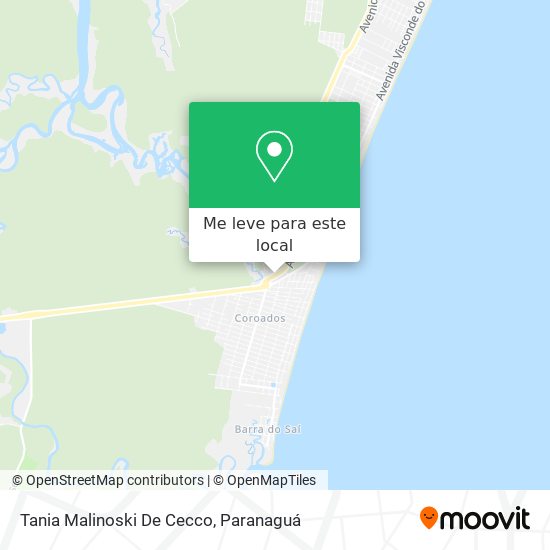 Tania Malinoski De Cecco mapa