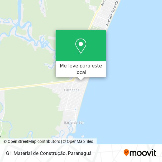 G1 Material de Construção mapa