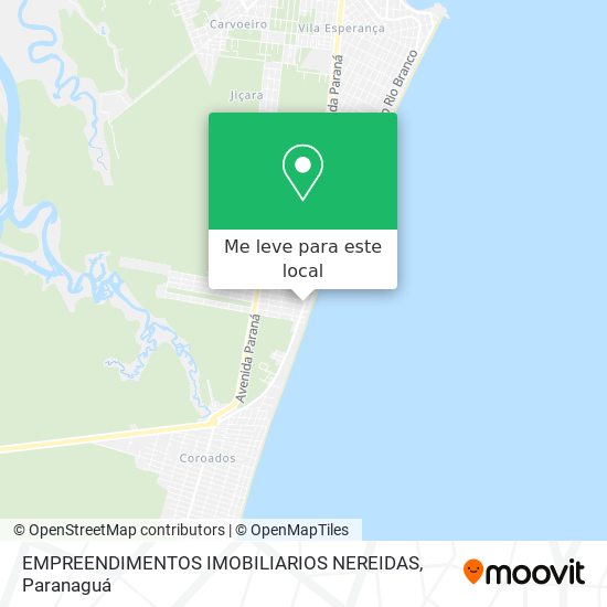 EMPREENDIMENTOS IMOBILIARIOS NEREIDAS mapa