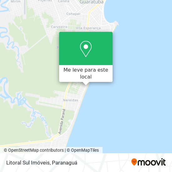 Litoral Sul Imóveis mapa