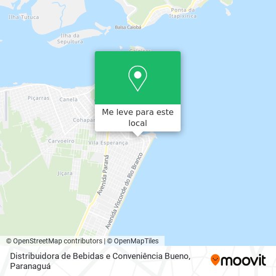 Distribuidora de Bebidas e Conveniência Bueno mapa