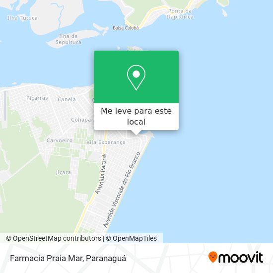 Farmacia Praia Mar mapa