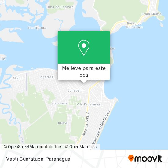 Vasti Guaratuba mapa
